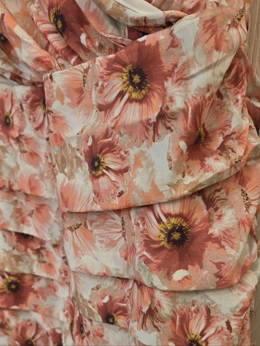 Express Floral Ruffle Mini Dress - Picture 5 of 5